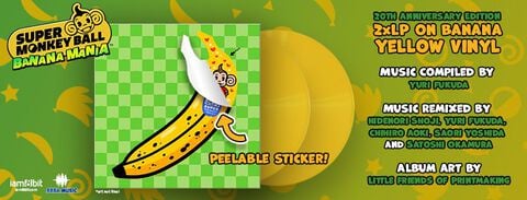 Vinyle Super Monkey Ball Banana Mania 2lp